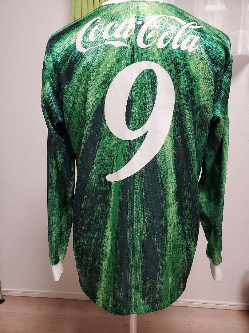 ヴェルディ川崎 武田修宏選手着用 支給品 長袖ホームユニフォーム 元