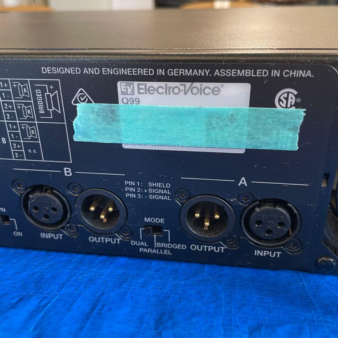 Electro-Voice EV Q99 パワーアンプ エレクトロボイス - メルカリ
