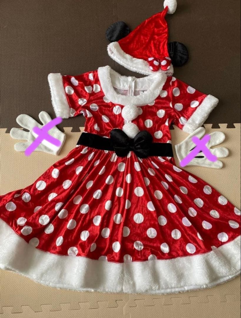 ミニー サンタクリスマスコスチュームコスプレ大人 ディズニー - メルカリ