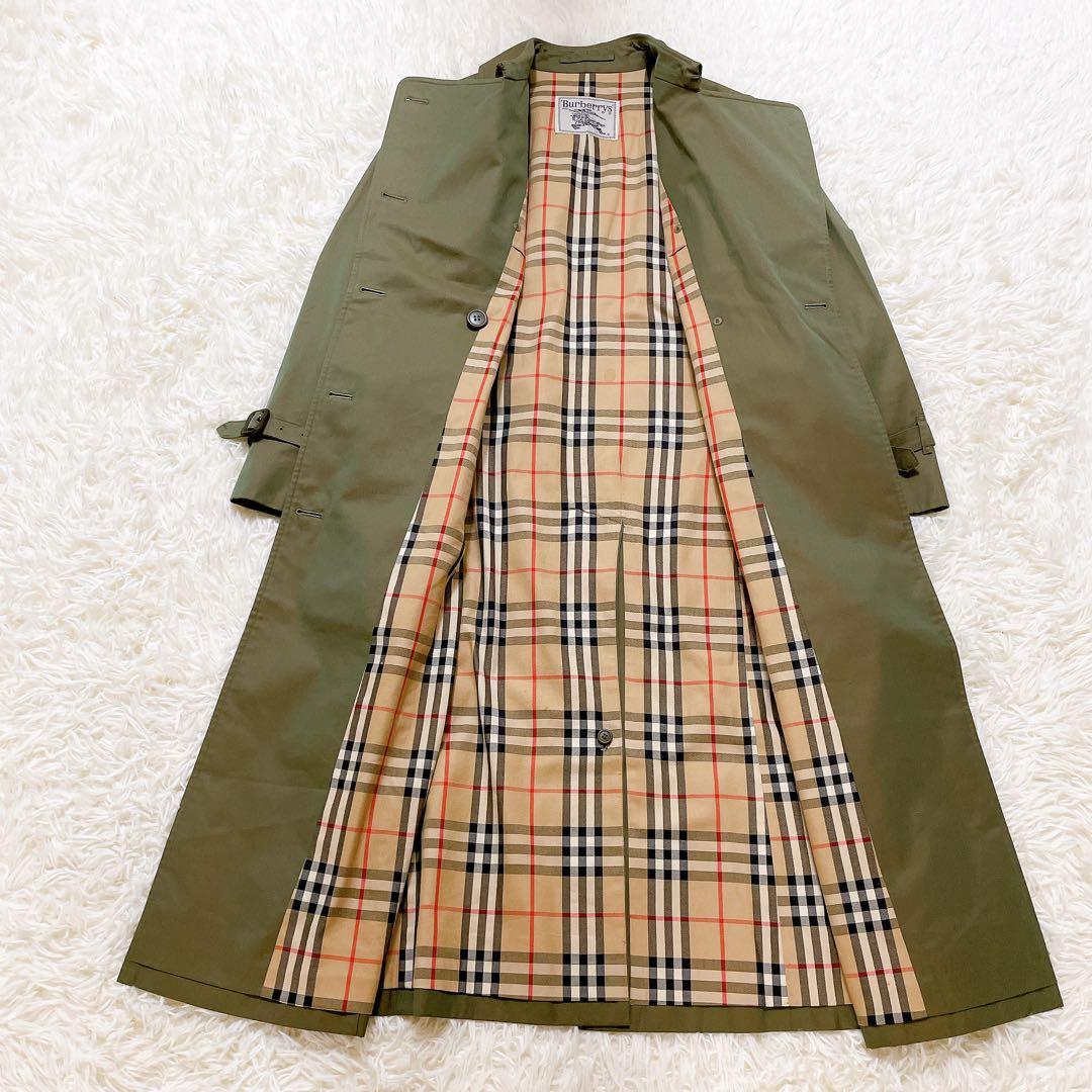 希少✨バーバリーズ 裏地ノバチェックトレンチ コート 偏光 玉虫色