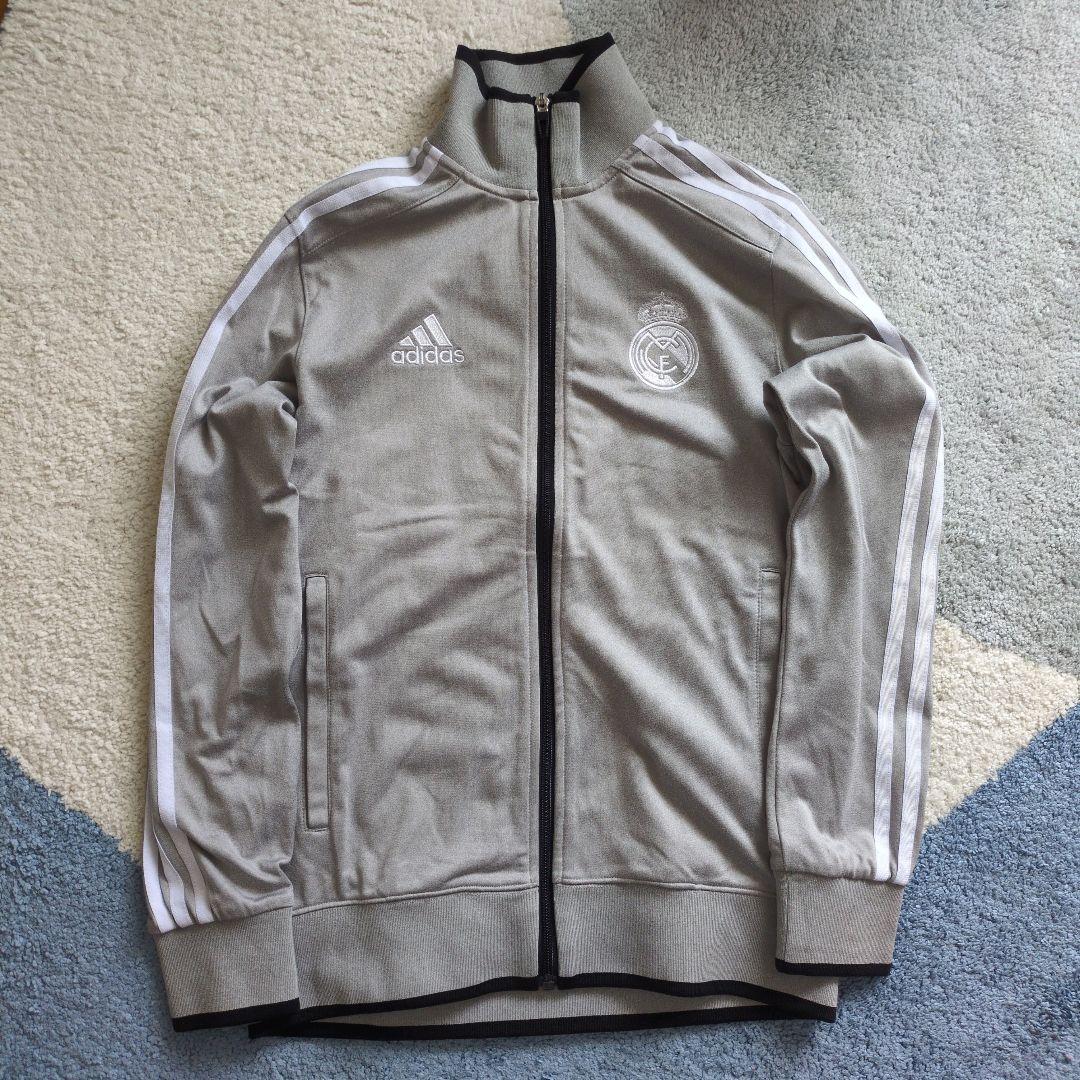 adidas レアルマドリード ジャージ グレー - メルカリ