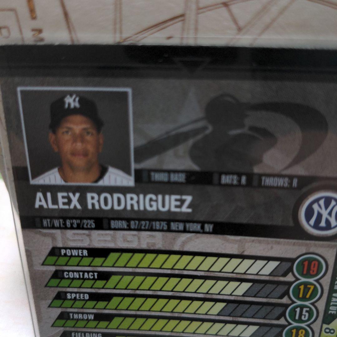 アレックス・ロドリゲス sega card gen mlb 2009 - メルカリ