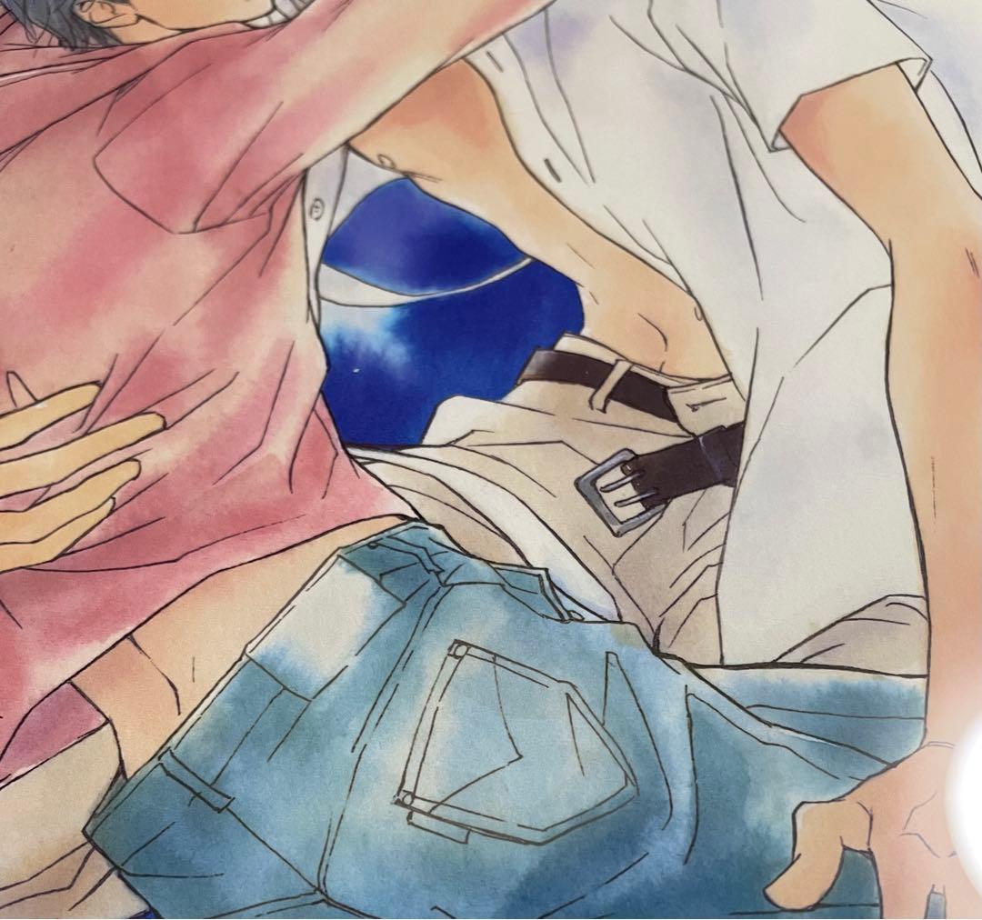 二重螺旋　円陣闇丸　直筆　サイン入り　複製原画