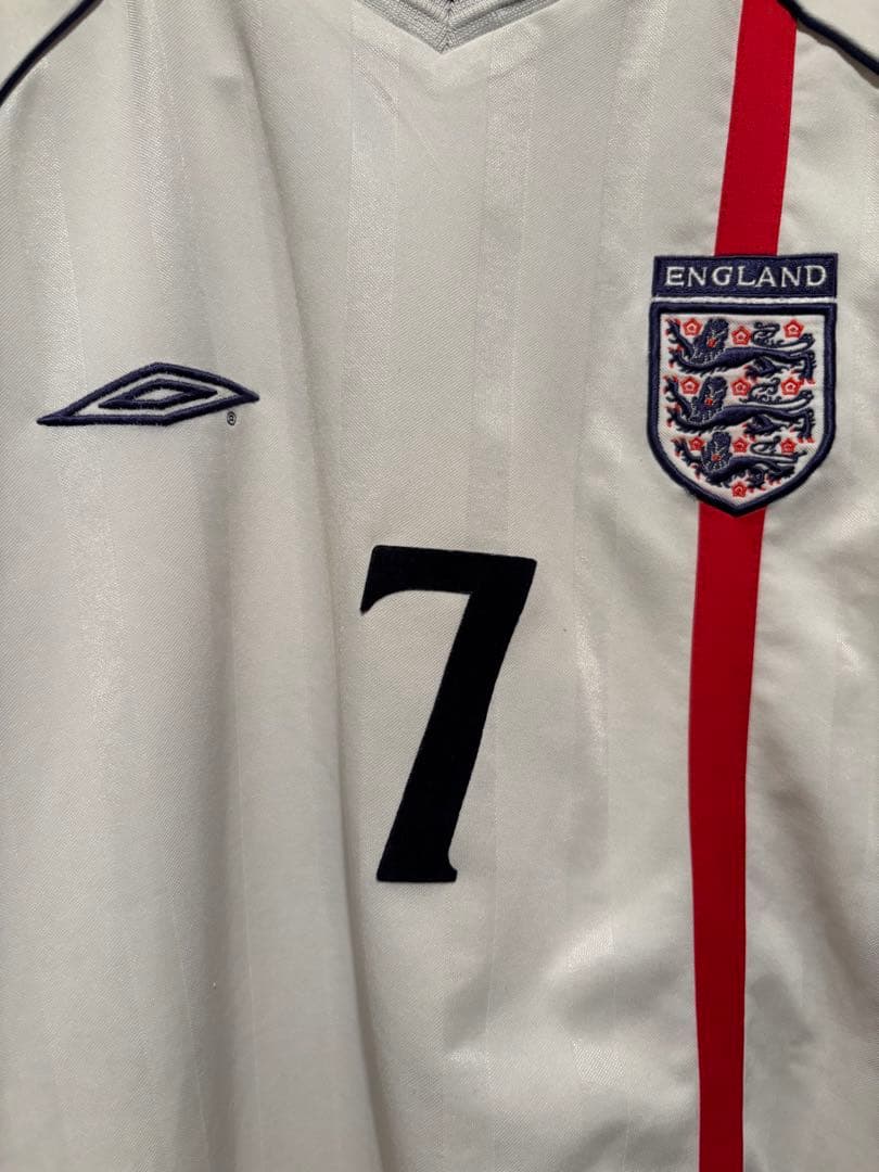 ベッカム イングランド代表 ユニフォーム XLサイズ - メルカリ