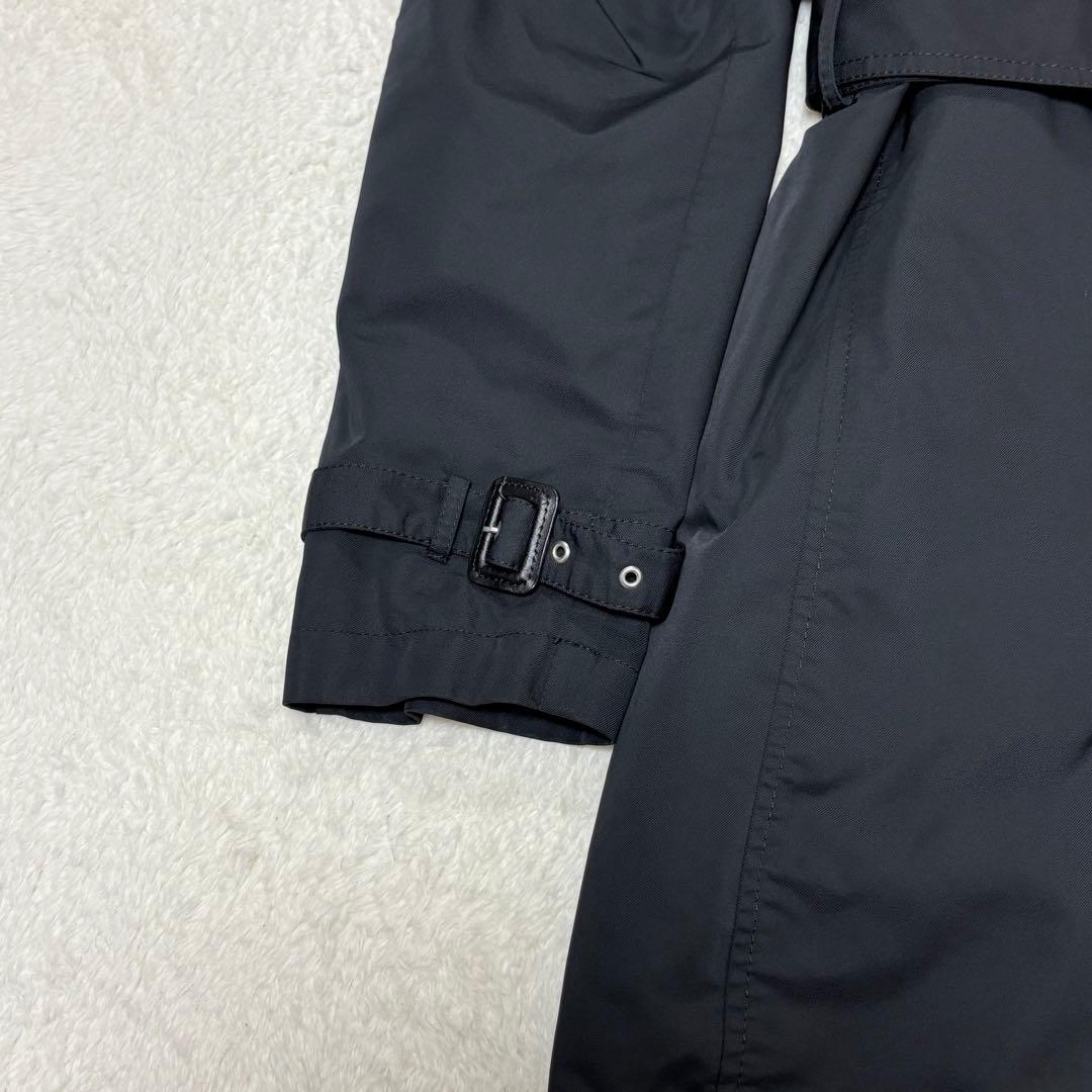 美品】ヒルトン×LIMONTA トレンチコート ダブル ブラック ライナー付き