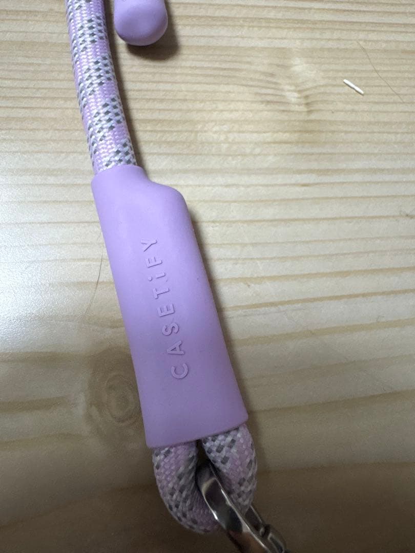 値下げ‼️】ケースティファイ☆ スマホショルダー（ロープ）ライラック