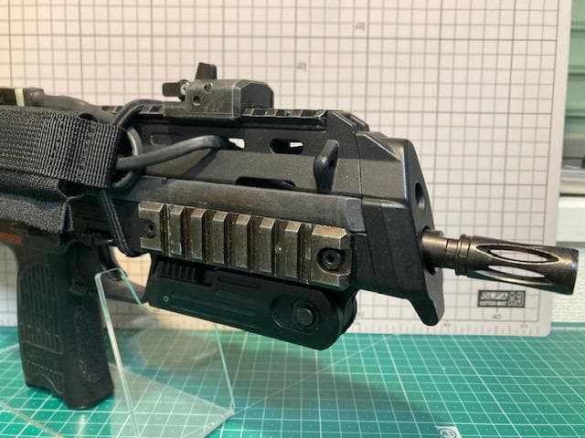 FET搭載,調整済み] 東京マルイ MP7 リポバッテリー対応外付け仕様