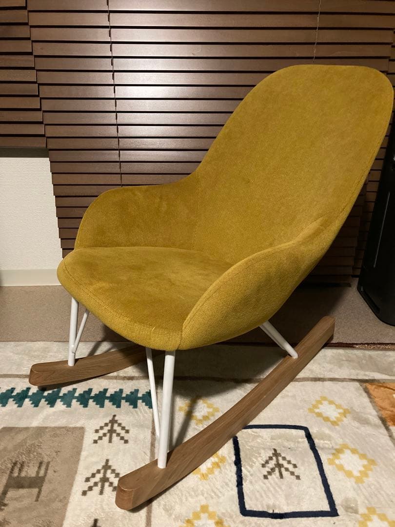 ダルトン ロッキングチェア マスタード色 - メルカリ