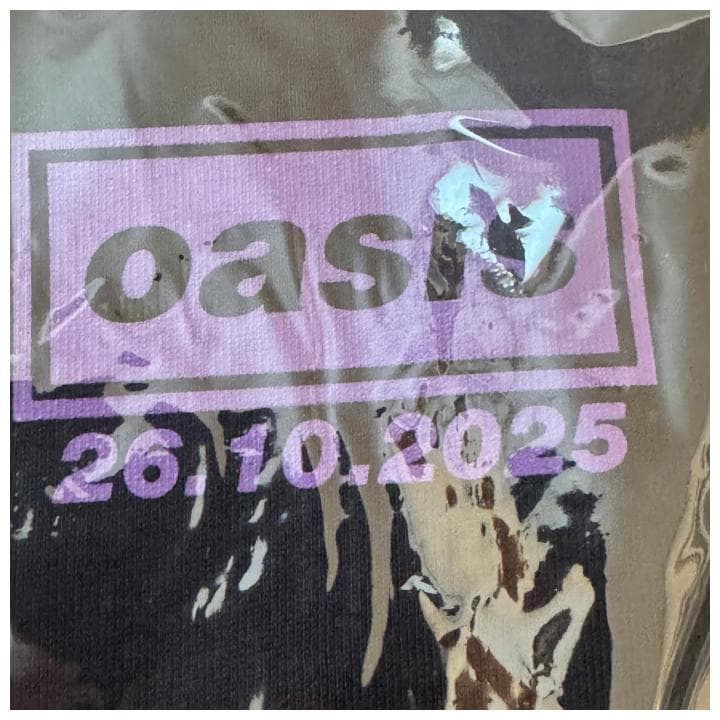 新品 1026 XLサイズ Oasis live25 江戸紫 Tシャツ おまけ付