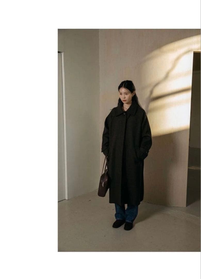 ohotoro dublin coatブラウン フリーサイズ - メルカリ