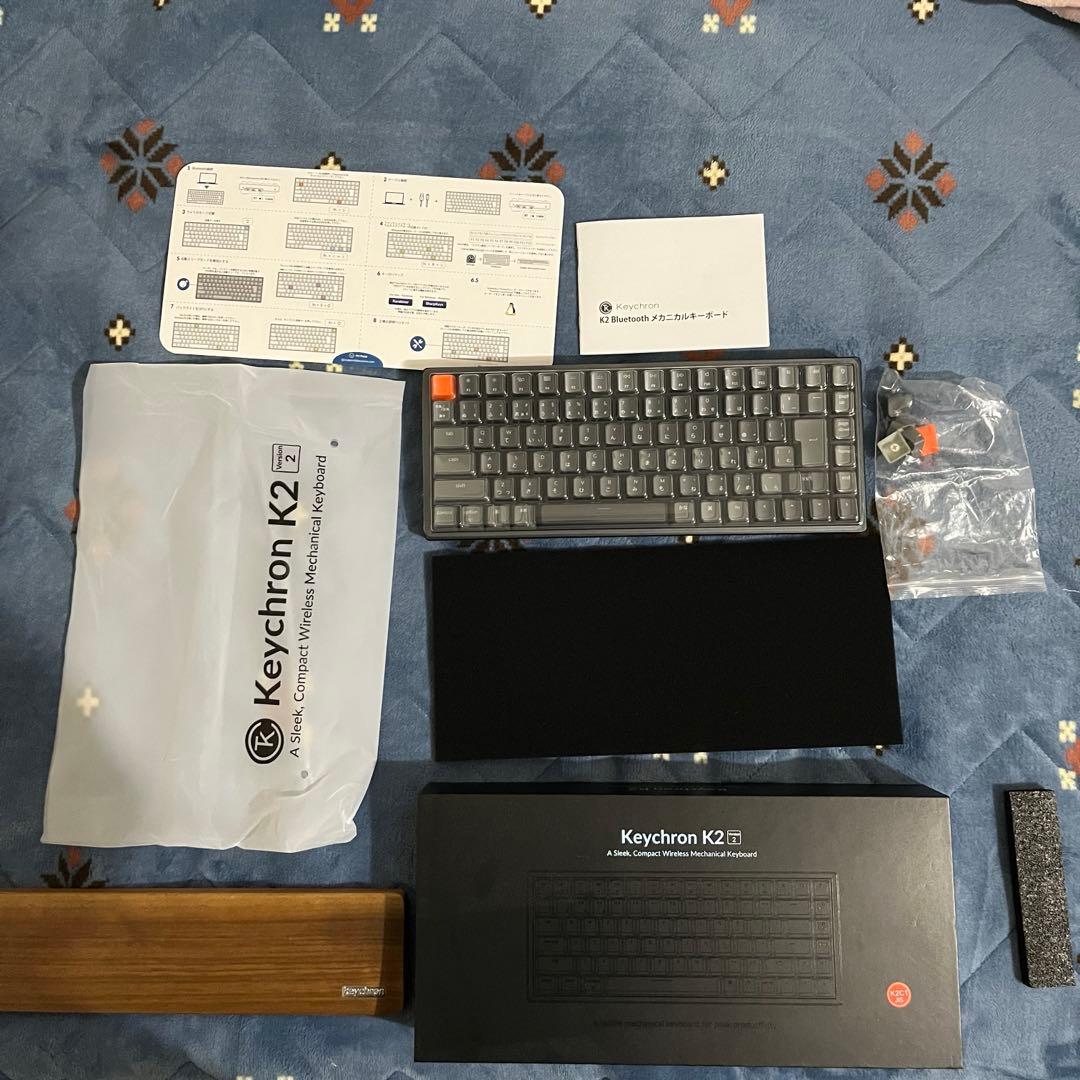 Keychron K2＋パームレスト（純正） Keychron K2用パームレスト（ウッド） Palm-Rest/K2-PR1 | キーボード