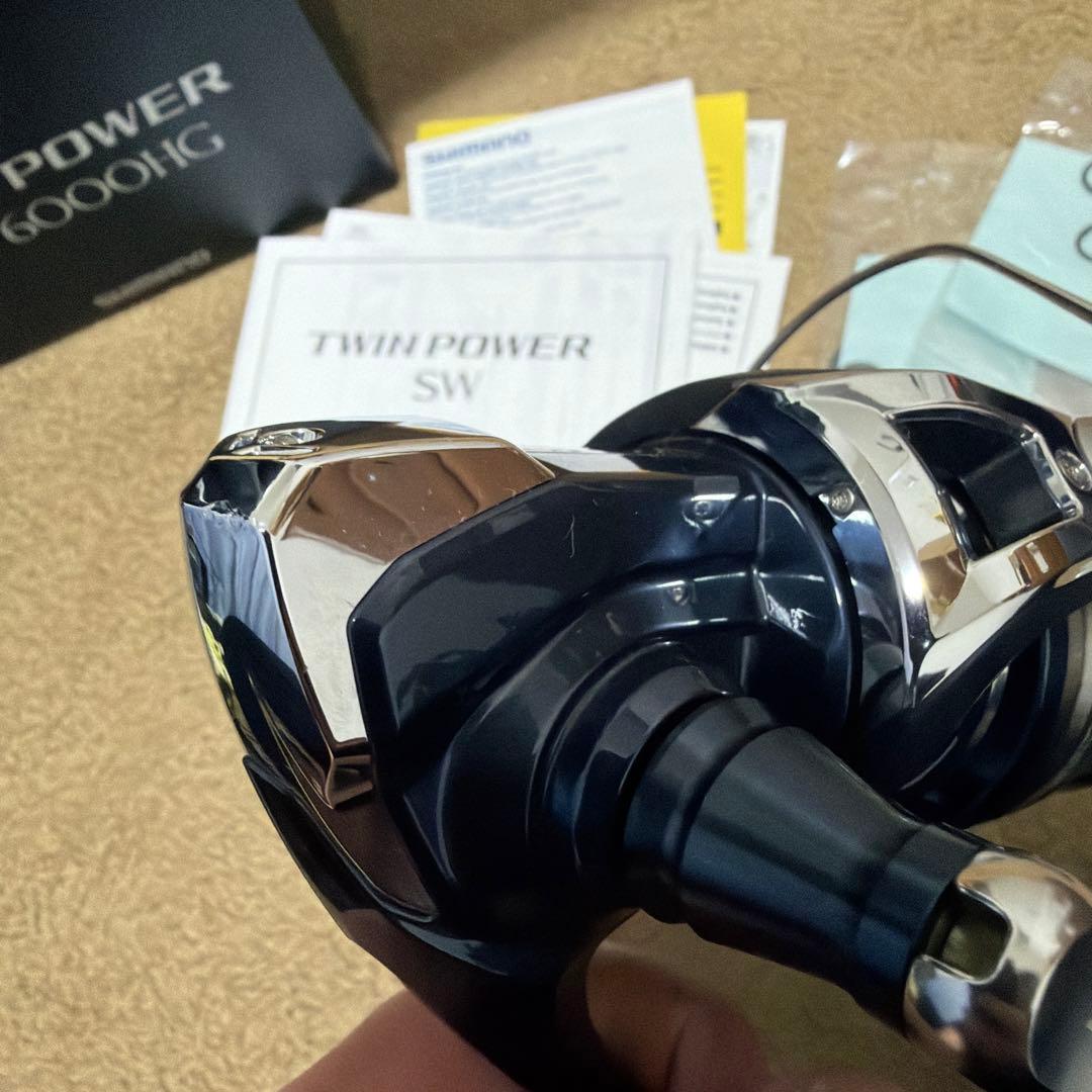 SHIMANO 21 TWIN POWER SW 6000HG スピニングリール - メルカリ