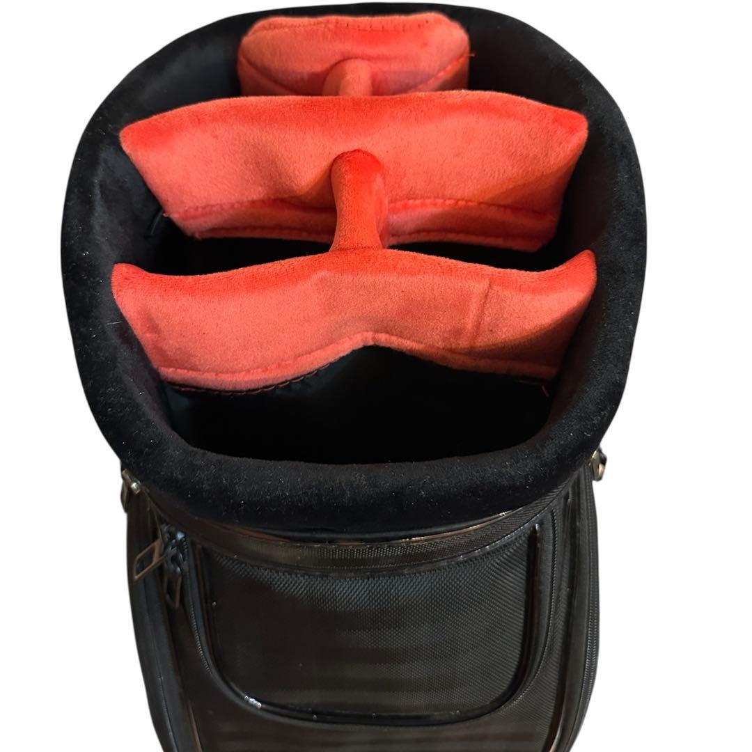 希少・6分割】NIKE ナイキ ゴルフ キャディバッグ ブラック×レッド