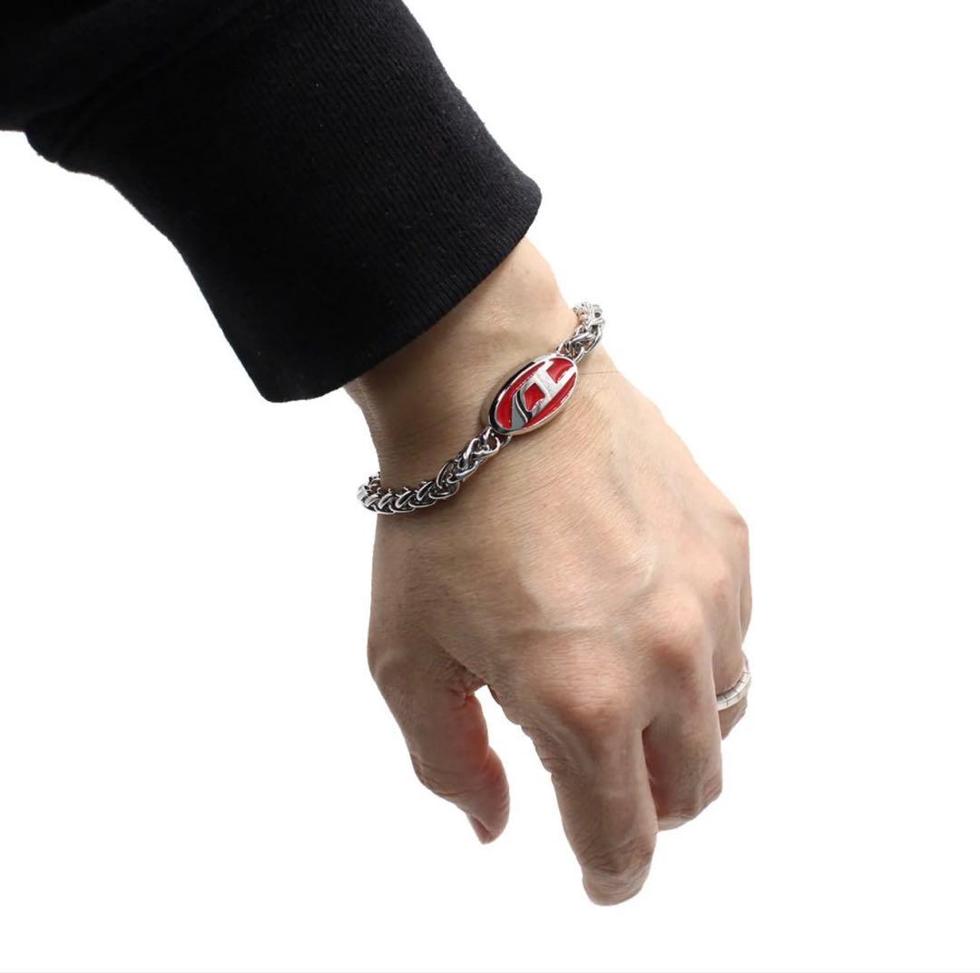 DIESEL ディーゼル ブレスレット シルバー DX1445040 DIESEL（ディーゼル） ブレスレット アクセサリー メンズ シルバー