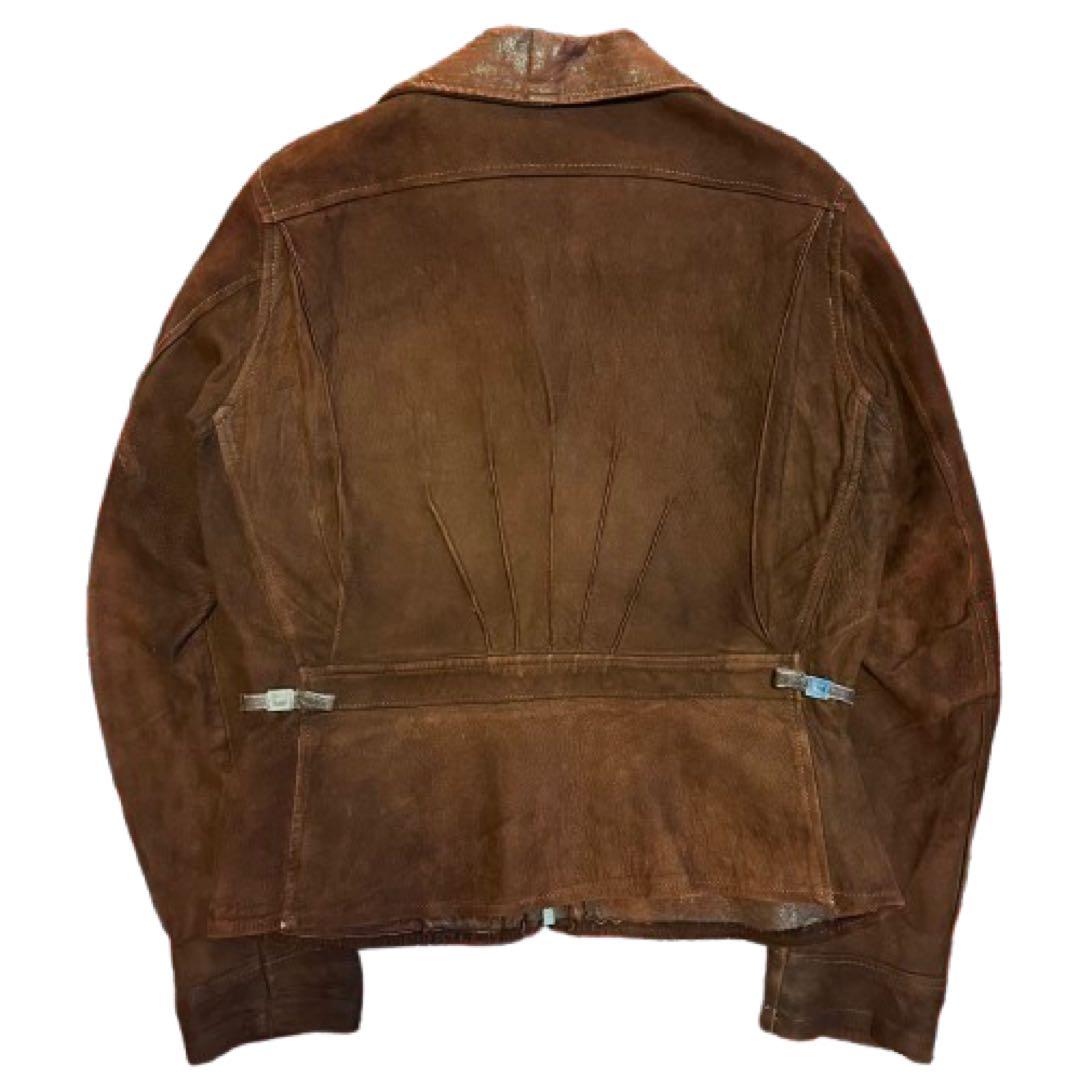 30s 40s レザー スポーツジャケット スウェード スペシャル - メルカリ