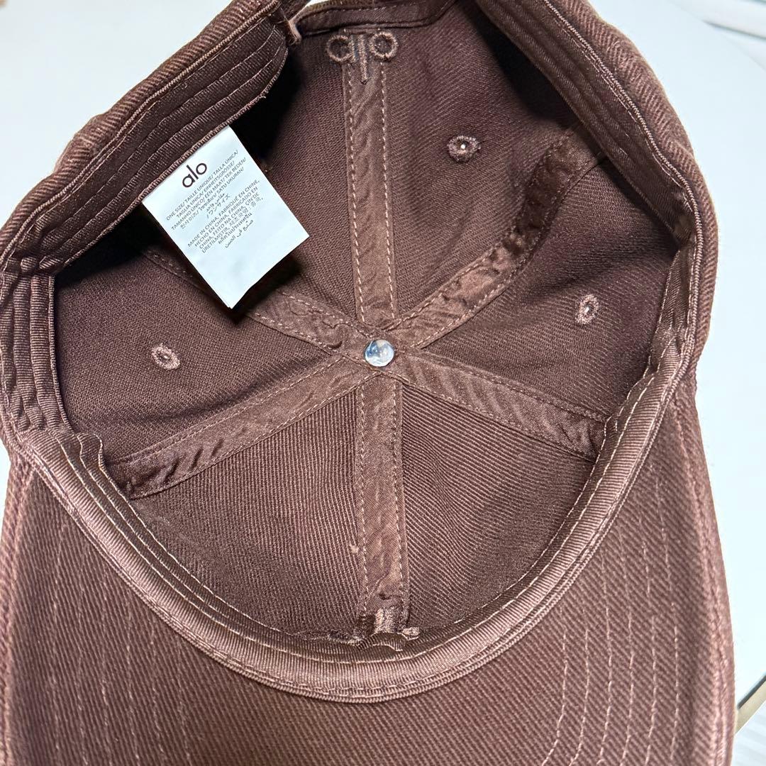 alo ウォッシュド Off-Duty キャップ みゆうちゃん愛用 - メルカリ