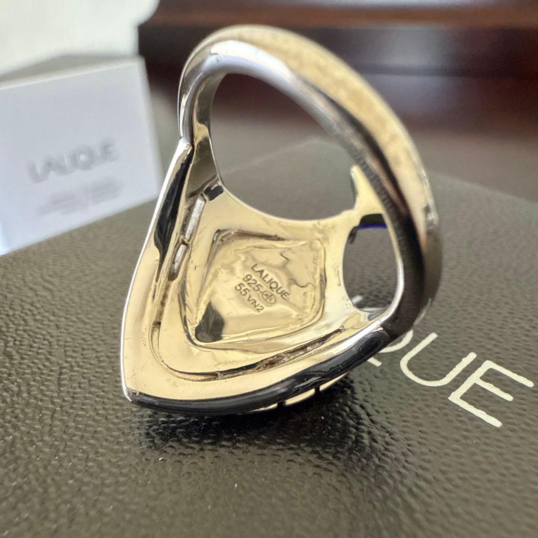 定価63,800円】LALIQUE ラリック“パオン”シルバーリング 13.5 - メルカリ
