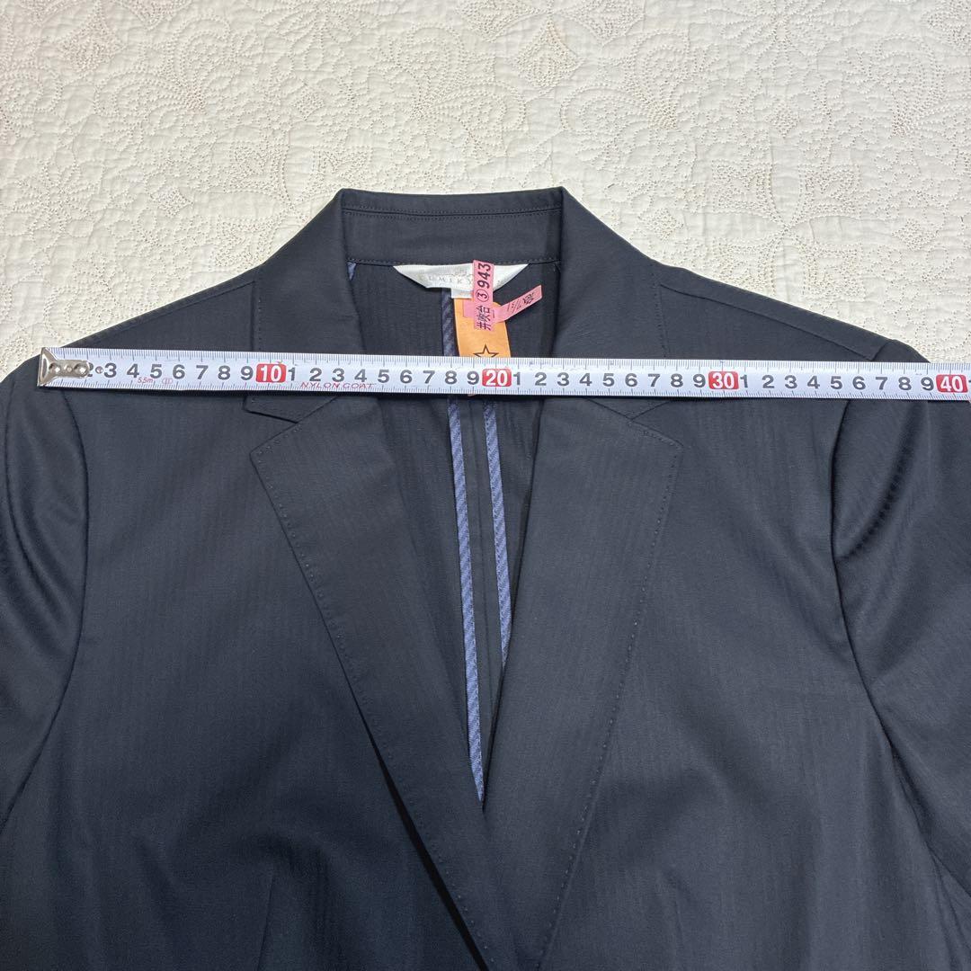 【極美品】組曲 KUMIKYOKU セットアップ パンツスーツ 黒 ストライプ