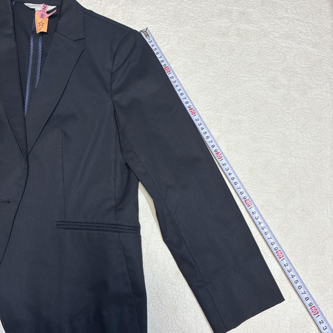 【極美品】組曲 KUMIKYOKU セットアップ パンツスーツ 黒 ストライプ