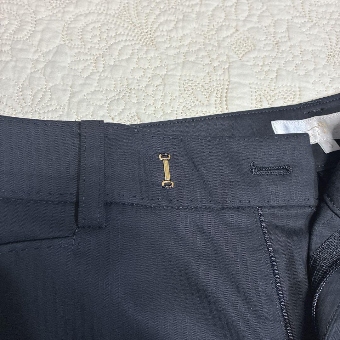 【極美品】組曲 KUMIKYOKU セットアップ パンツスーツ 黒 ストライプ