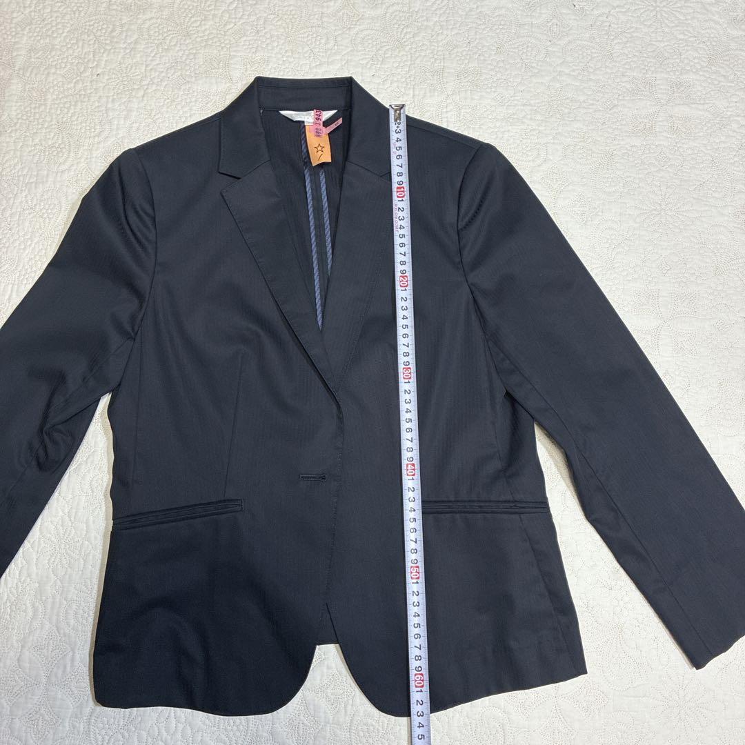 【極美品】組曲 KUMIKYOKU セットアップ パンツスーツ 黒 ストライプ