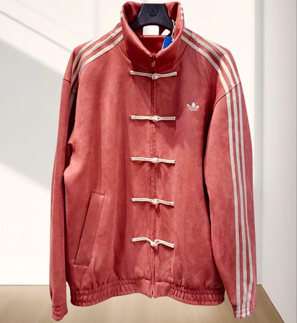 Adidas XSサイズ 中国限定 巳年チャイナトラックジャケット レッド