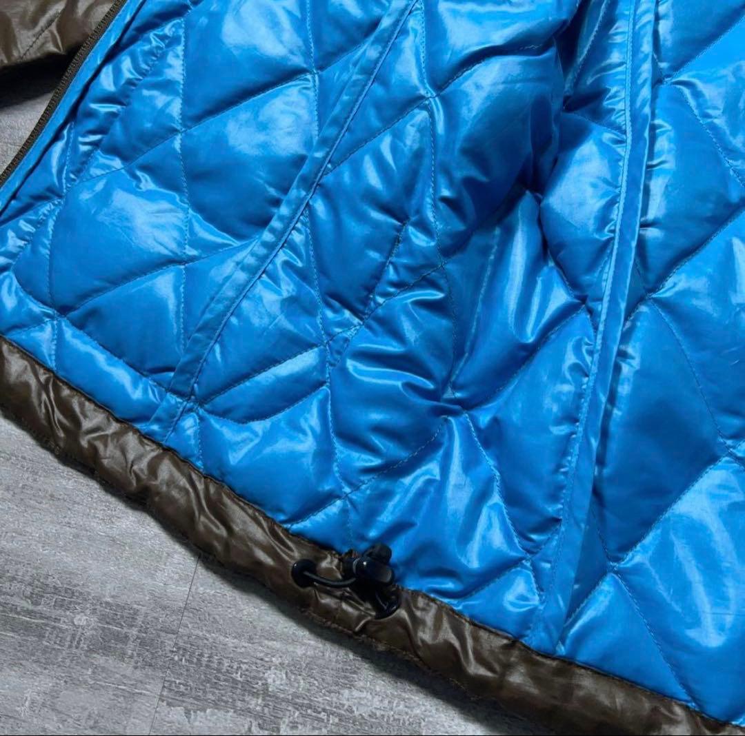 Y2K Columbia ダウンジャケット 光沢 キルティング 短丈 茶 M - メルカリ