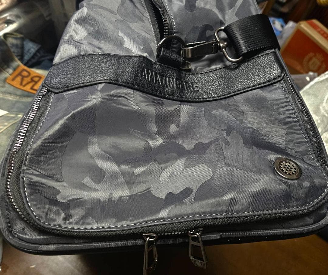 平野公平様専用【新品GOLFボストンバックAMANI 迷彩柄 大型ダッフル