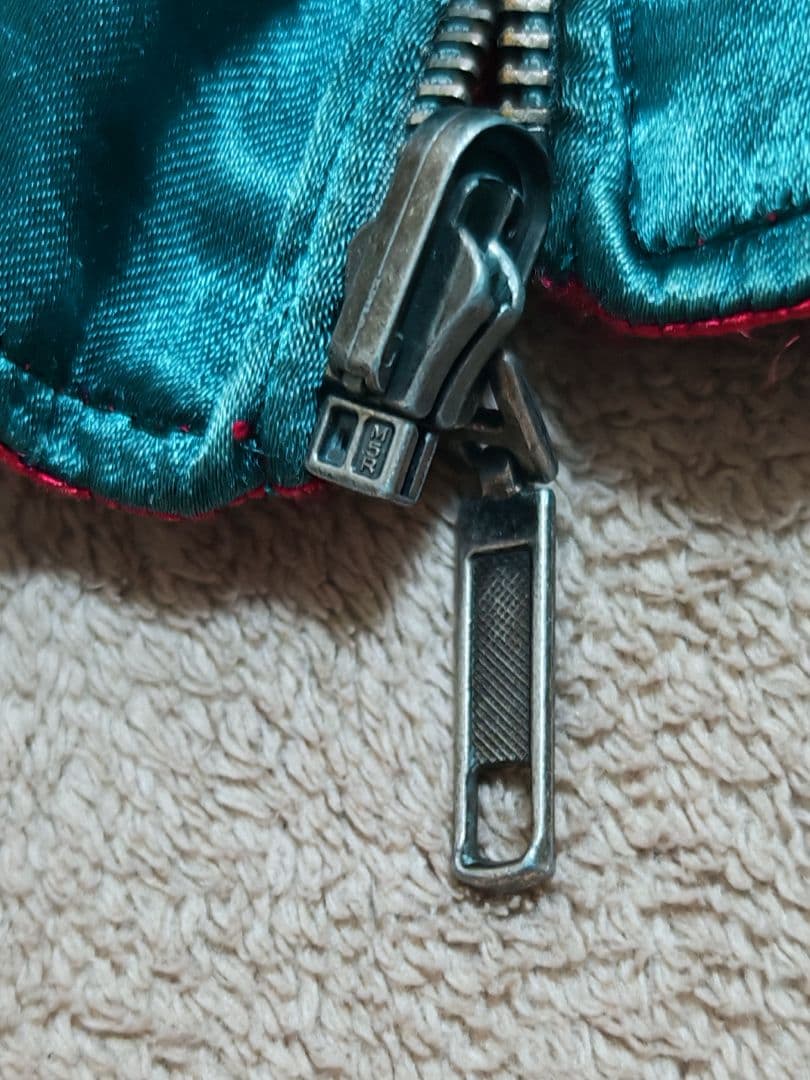 華鳥風月 美品 2面用 日本限定 虎龍ワシ スカジャン 100%silk - メルカリ