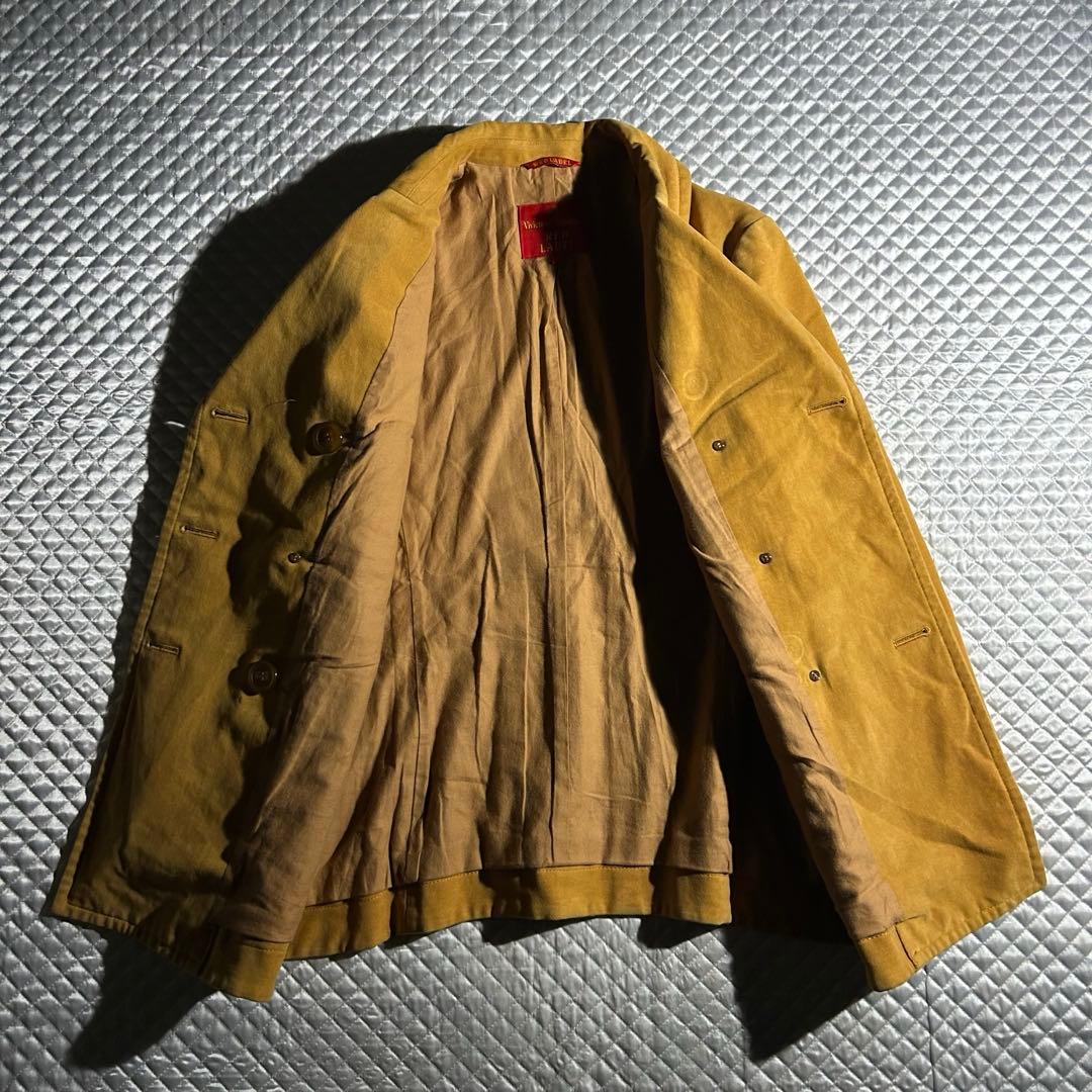 00s ヴィヴィアン コットンダブルコート ジャケット オーブ archive
