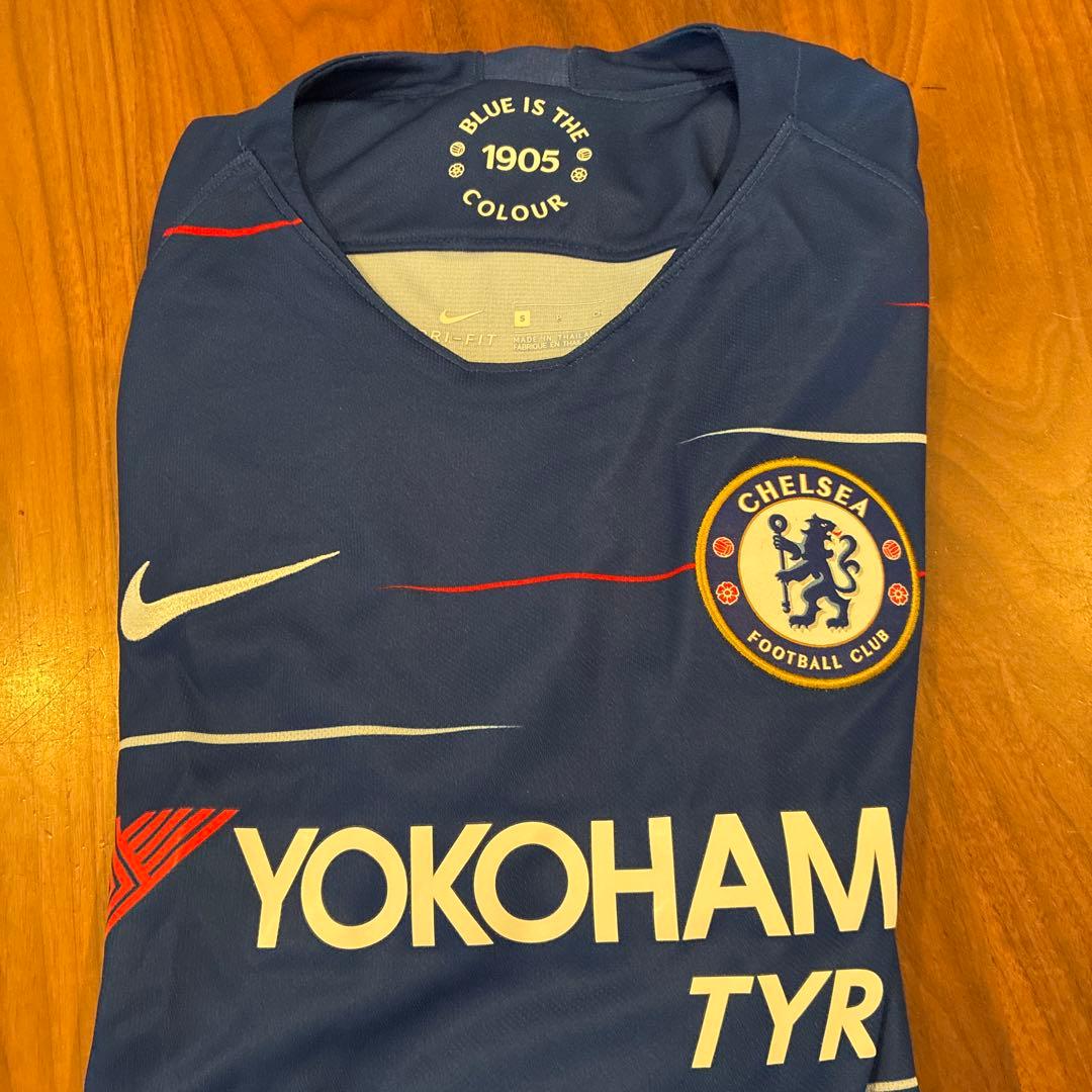 値下げ⭐︎ドログマ直筆サイン入Chelsea FC Nikeサッカーシャツタグ