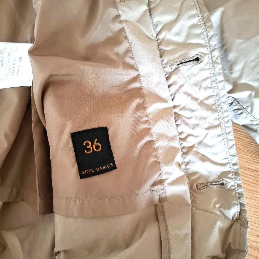 サイベーシック 高密度タフタ製品染めバルマカーンコート 36