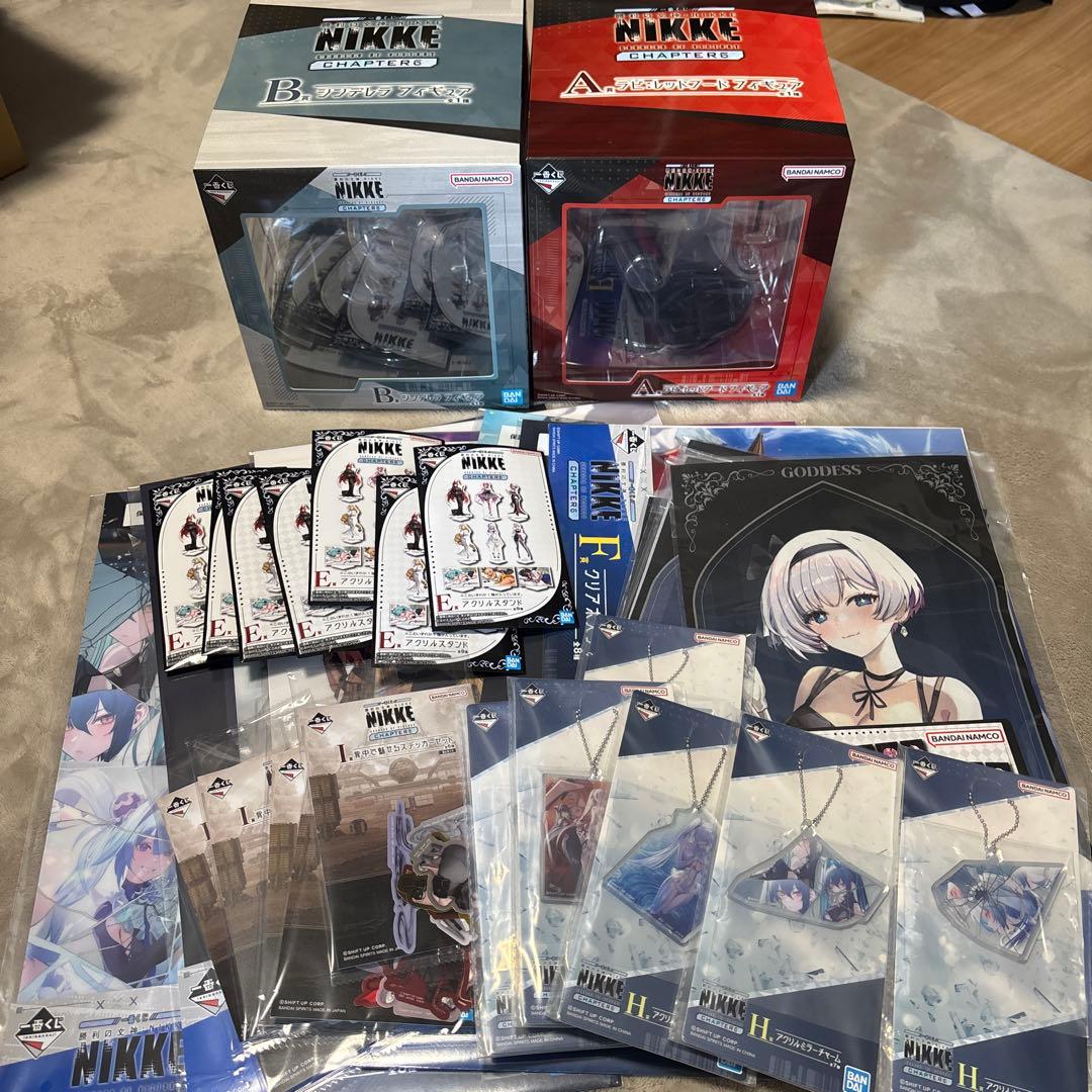 一番くじ 勝利の女神 NIKKE 6 A,B,E,F,G,H,I賞38個セット Amazon.co.jp: 一番くじ 勝利の女神：NIKKE CHAPTER6 フルコンプリート