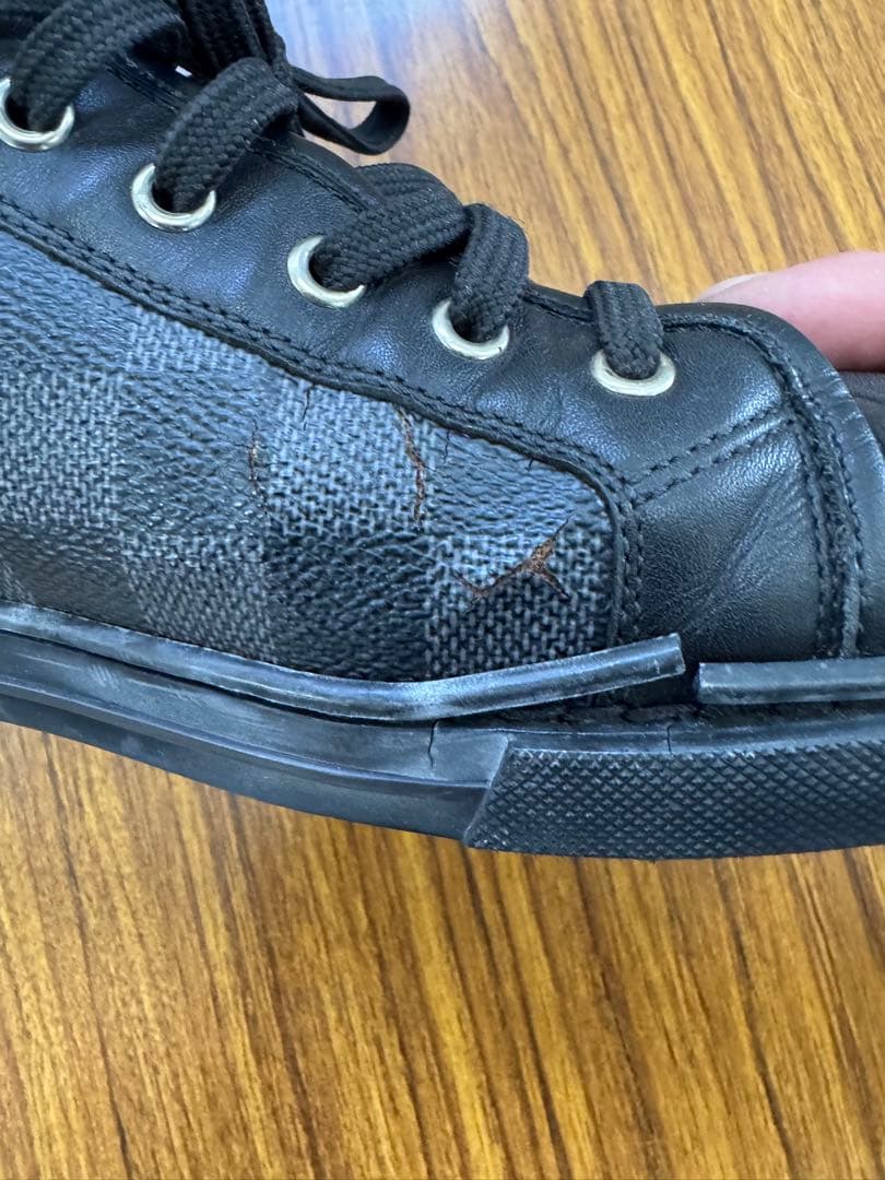 値下げ ルイヴィトン ダミエグラフィット ハイカットスニーカー