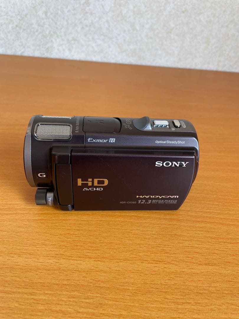 SONY HDR-CX560V ハンディカム ビデオカメラ ブラック - メルカリ