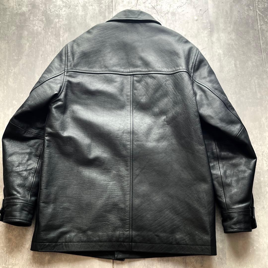 美品 XSサイズ 野村訓市様モデル OLD GAP レザー カーコート 90s