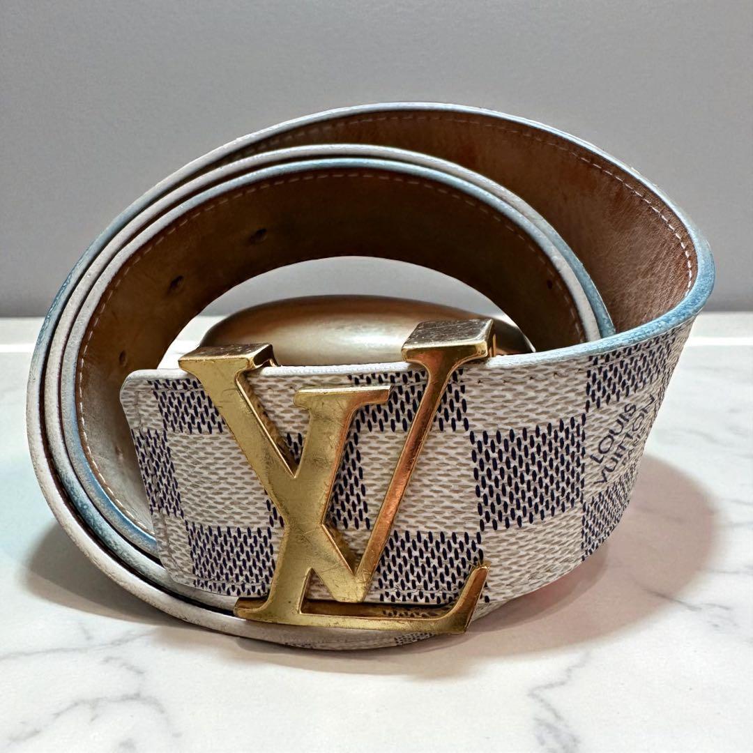ルイヴィトン　サンチュールLVイニシャルダミエベルト　ユニセックス 楽天市場】LOUIS VUITTON ルイヴィトン サンチュール・LVイニシャル