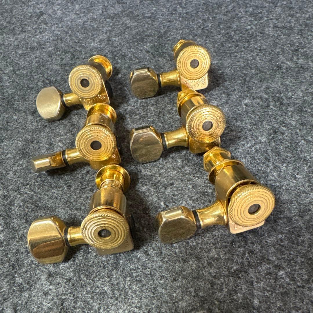 ギター SPERZEL Trim-Lok L6 gold SPERZEL ( スパーゼル ) Trim-Lok 6-in-line Locking Guitar Tuners