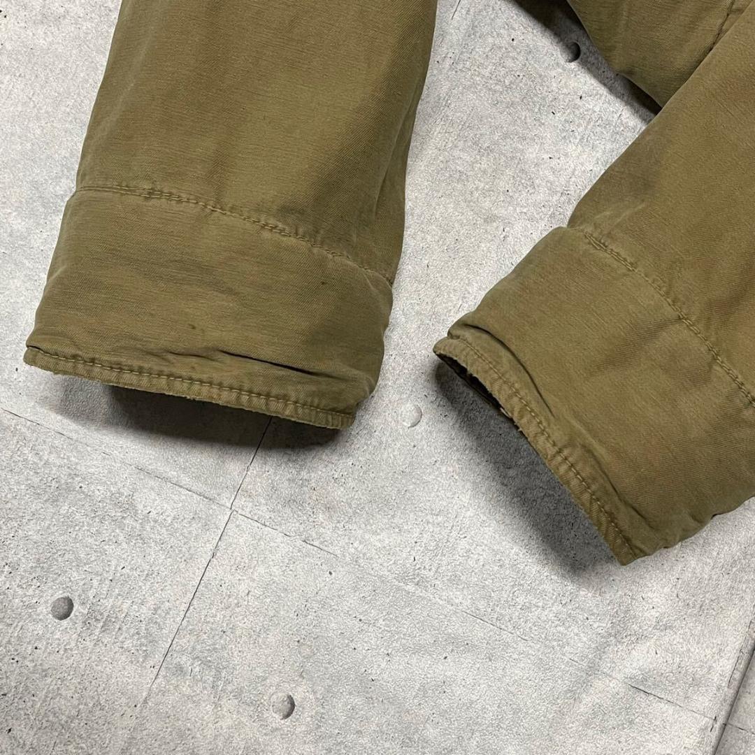 HOLLISTER ミリタリーボアジャケット 袖中綿キルティング裏地