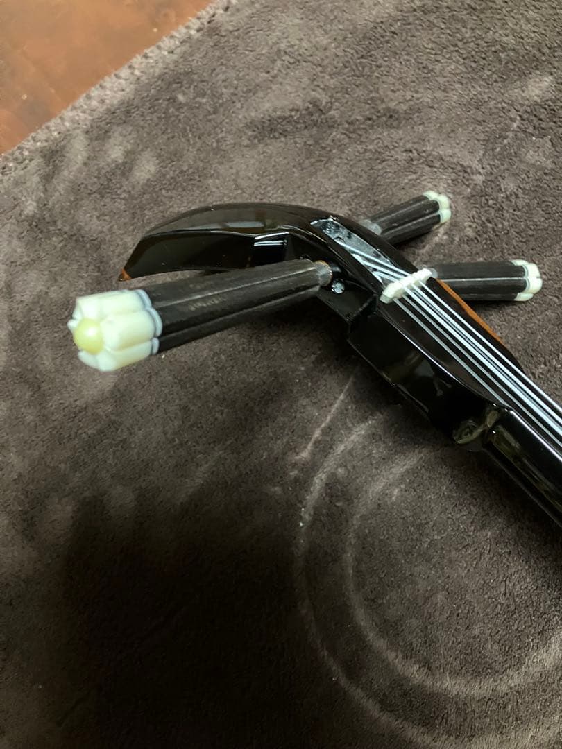 沖縄三線高級八重山黒木ウズラ➖与那城型本皮一枚張りスンチ塗り期間