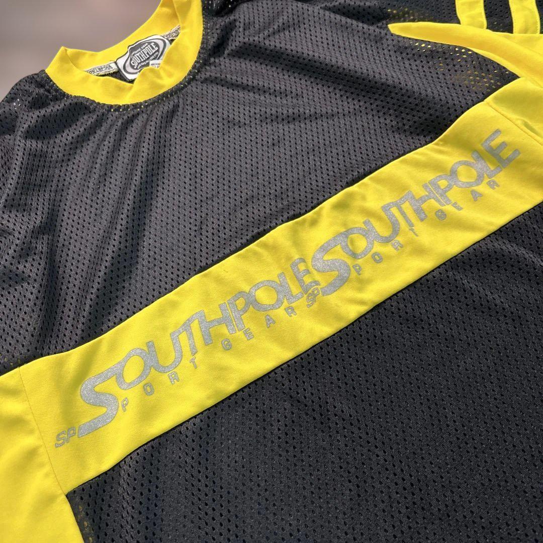 7SM3メッシュ ゲームシャツ 黄×黒 韓国製 スポーツ L 古着used - メルカリ