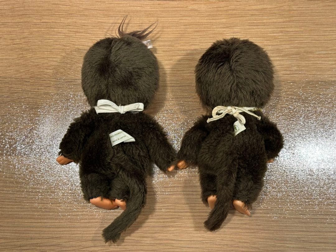 【希少】モンチッチ　ふたご　ペアセット　昭和レトロ　レア　ブルーアイ　1974