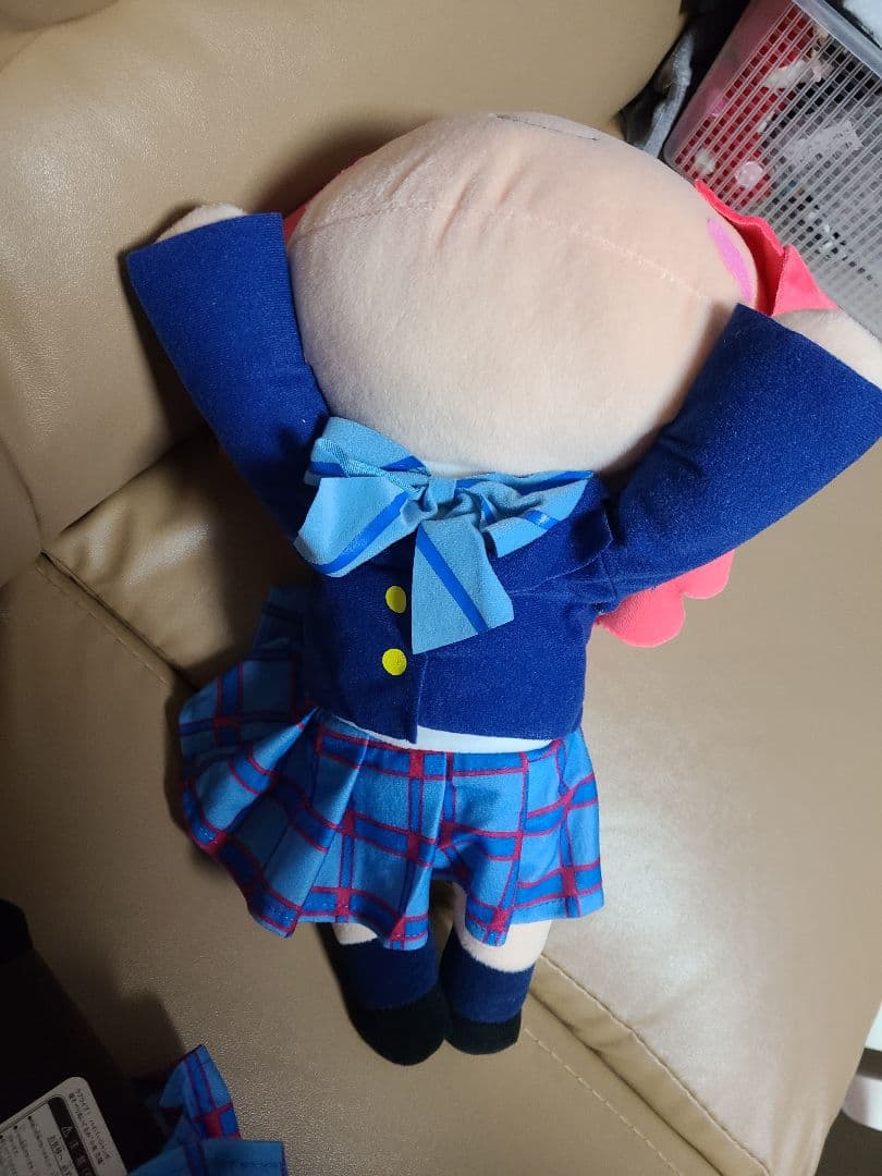 ラブライブ！ μ's 1年生組 メガジャンボ寝そべりぬいぐるみ まきりん