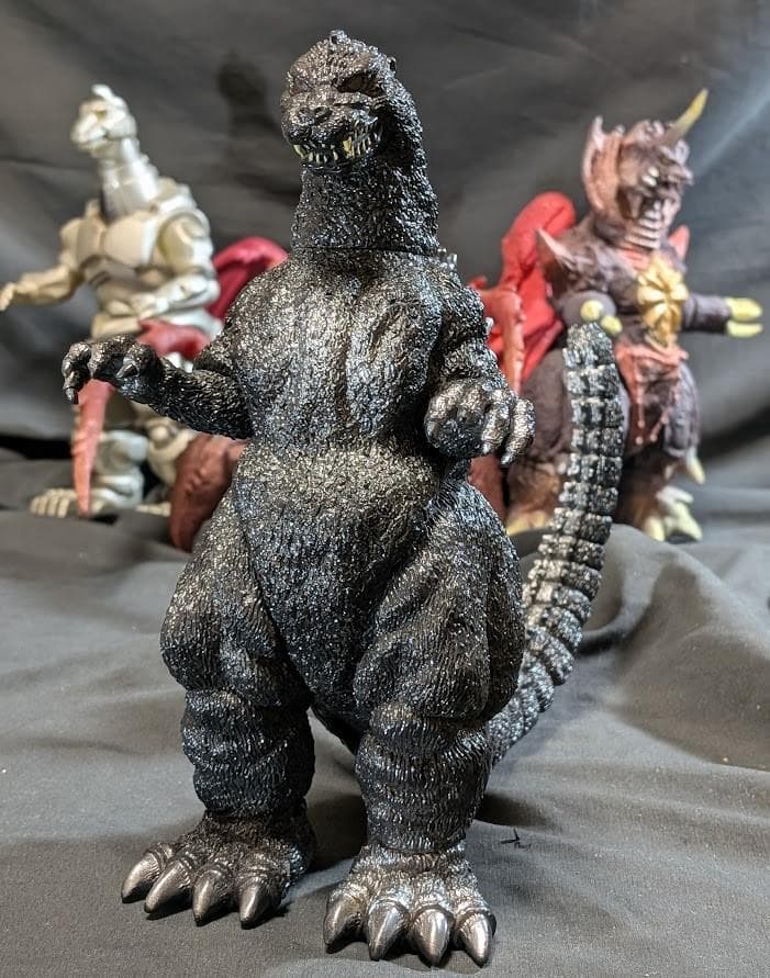 平成ＶＳシリーズ　ゴジラ・メカゴジラ・デストロイア他（バンダイ）ソフビ５体セット