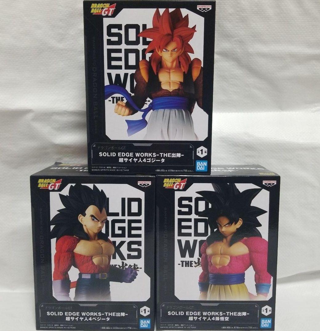 ドラゴンボールGT 出陣 超サイヤ人4 孫悟空 ベジータ ゴジータ 3点
