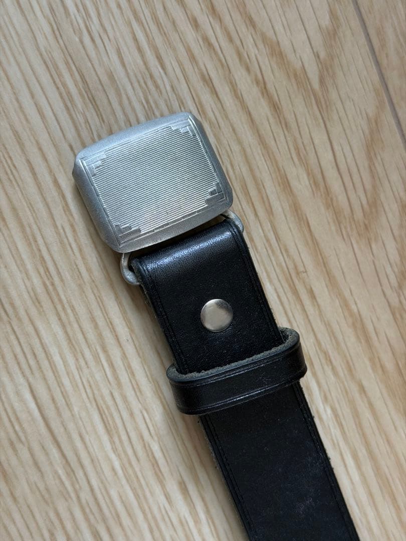 美品　フィグベル　ヒッチコック　ベルト　レザー　革　phigvel 黒　ブラック PM-ACPP05]PHIGVEL(フィグベル) HICKOK BELT / ヒックコックベルト