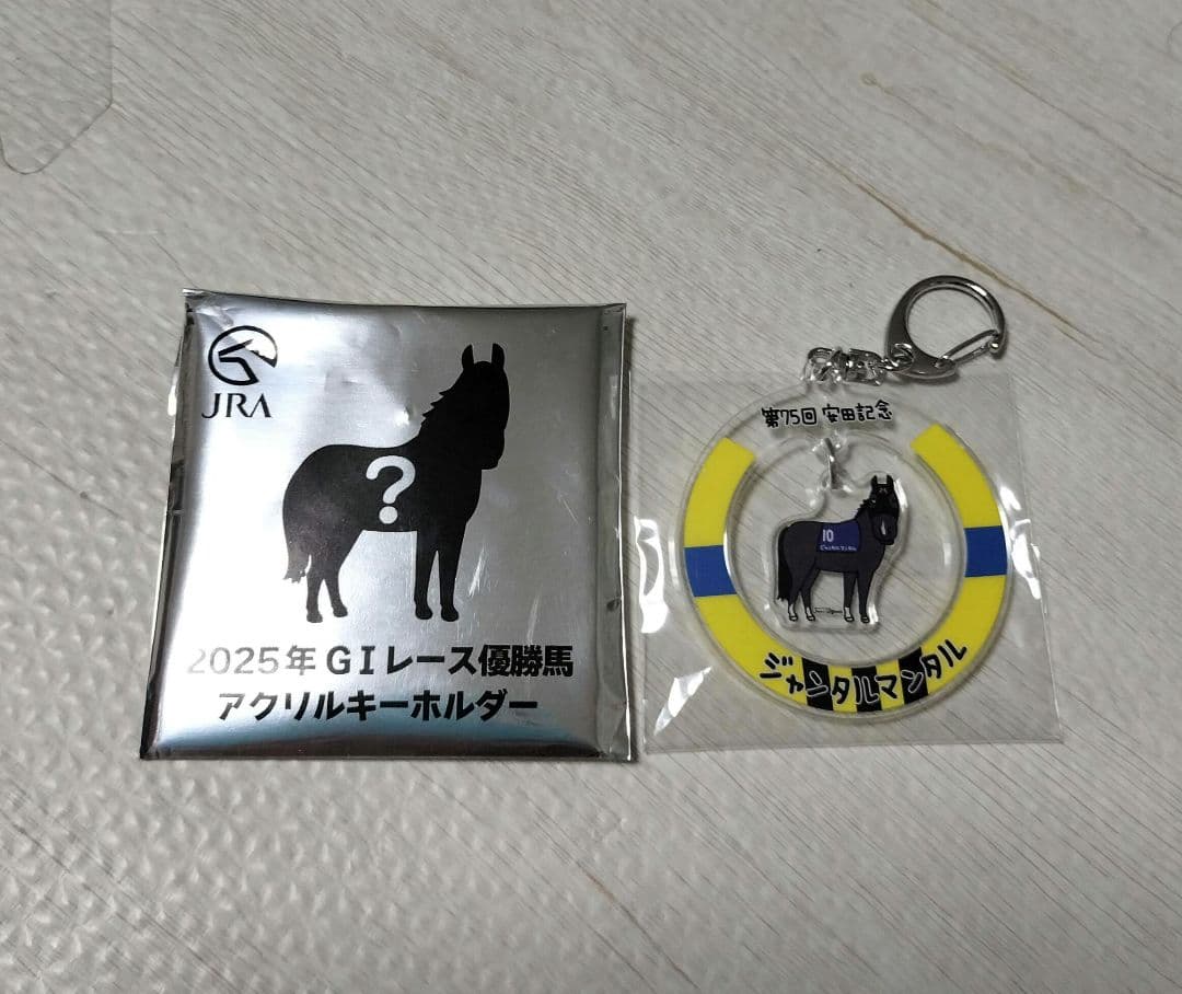 JRA 2025年GIレース優勝馬アクリルキーホルダー ジャンタルマンタル