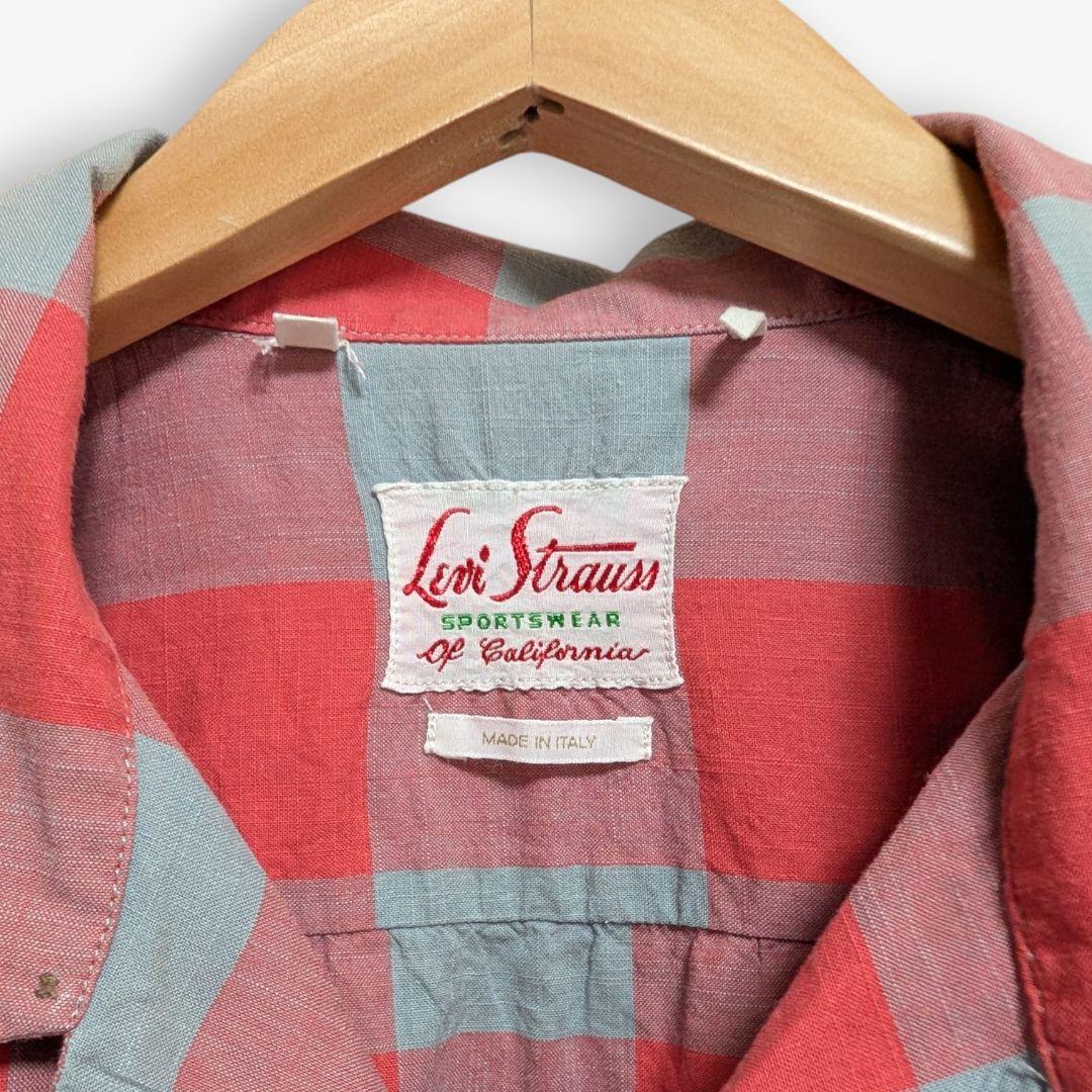LEVI'S リーバイス50s LVC チェックシャツ イタリア製 - メルカリ