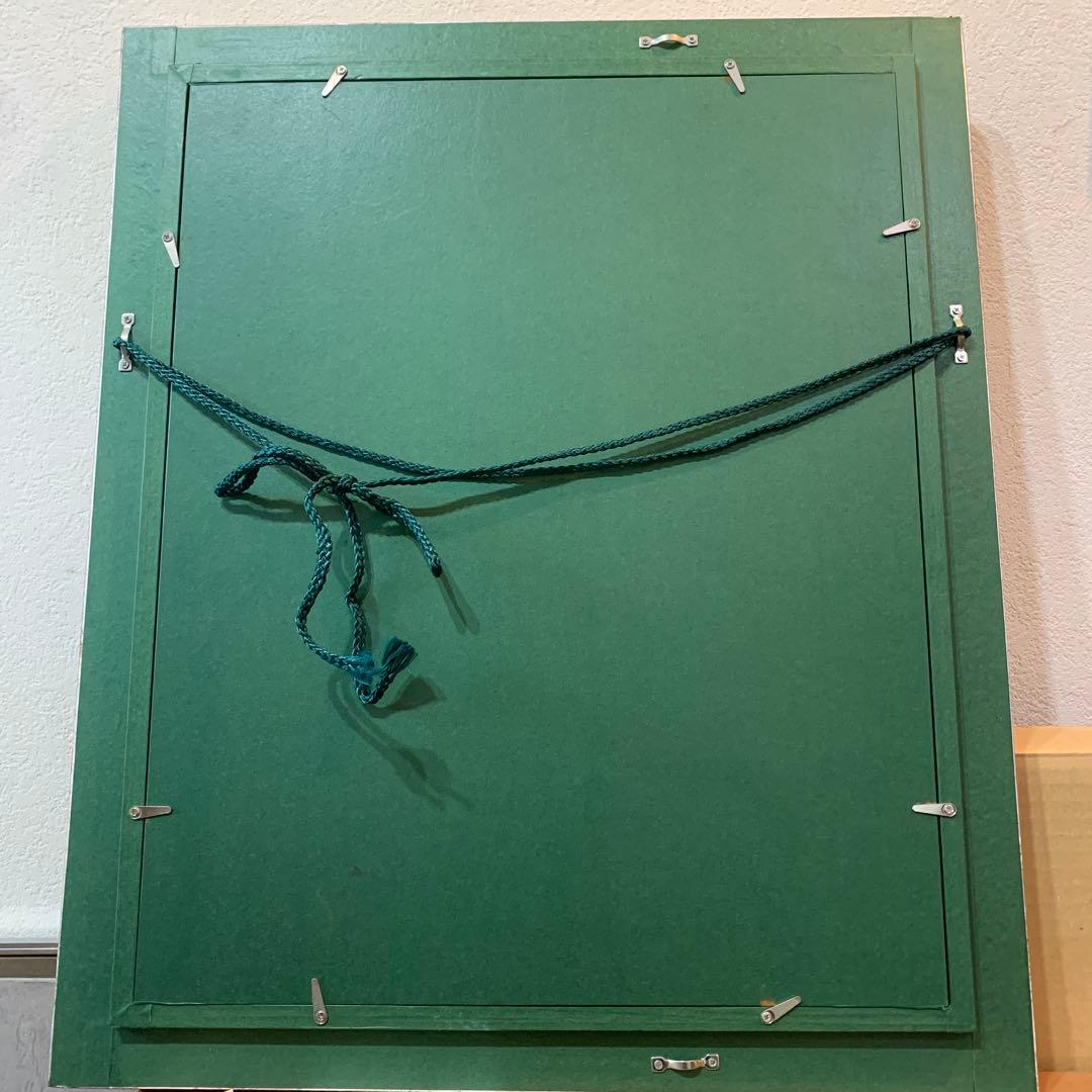 絵画　額装　油彩風複製画　ルノワール『春の花』さし箱有り