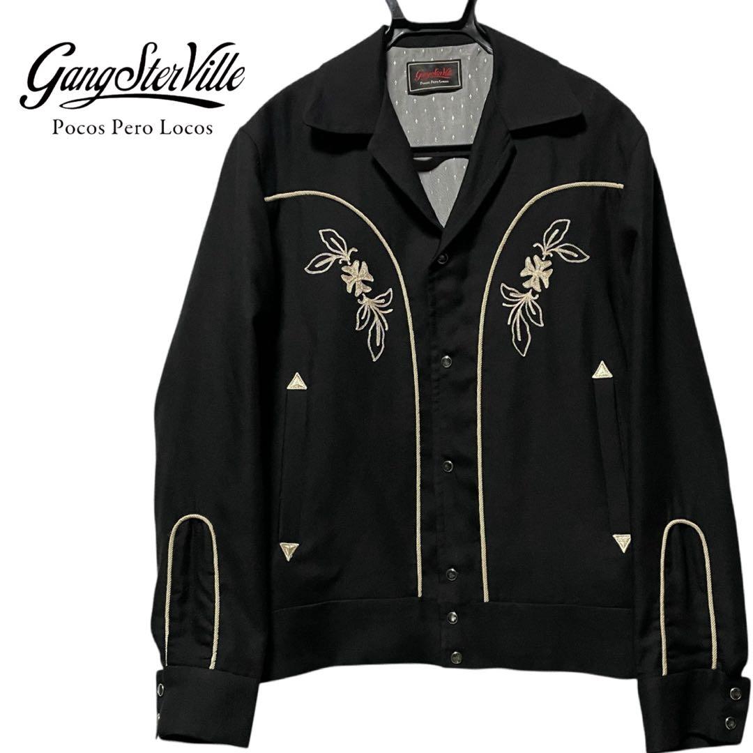 【美品】ギャングスタービル GANGSTERVILLE ウエスタンジャケット L GANGSTERVILLE（ギャングスタービル） XXX - JACKET BROWN ジャケット